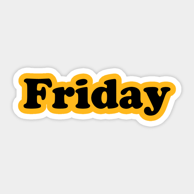 Friday Sticker by GS